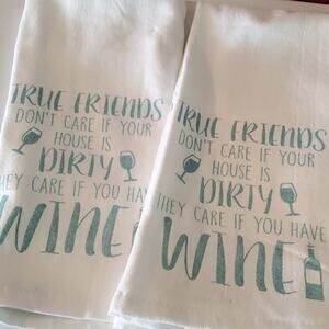 2 new Casaba cotton kitchen towels